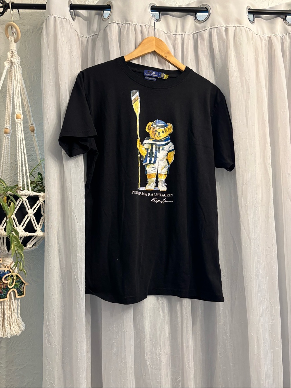 Polo by Ralph Lauren Men’s Black Bear Graphic Tee